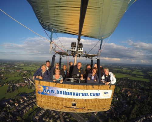 Ballonvaart uit Almelo over Tubbergen en Albergen naar Agelo